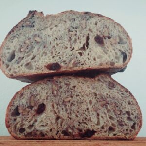 Walnut Cranberry Sourdough Country Loaf by PRuK